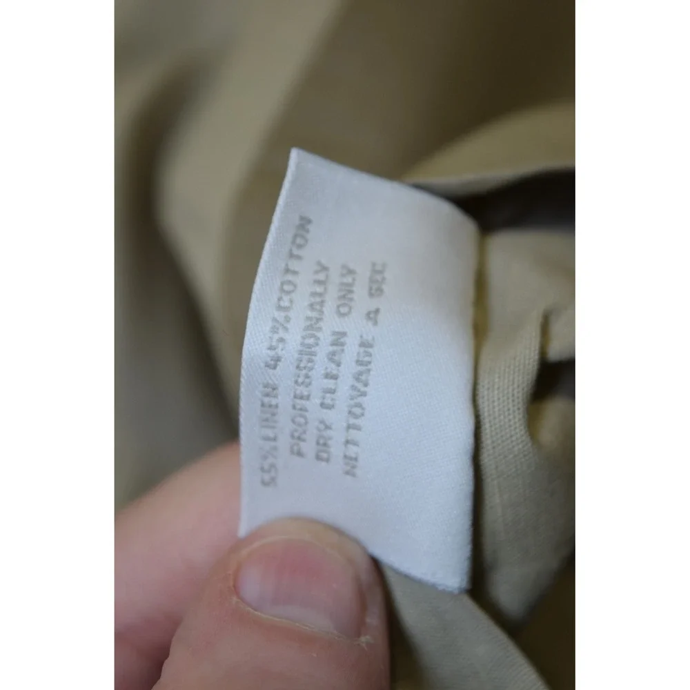 Y2K Restoration Hardware SIENA Standard Pillow Linen Sham FLAX Brown Tan NOS NEW